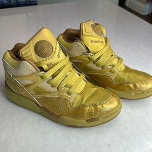 Vintage Reebok Pumps Omni Lite Auduet Gold Edition